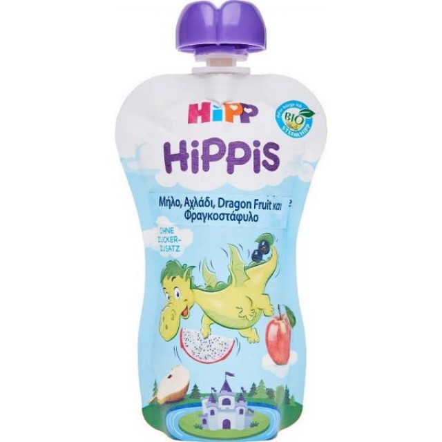HIPP Hippis Φρουτοπολτός Δράκος με Μήλο 100gr