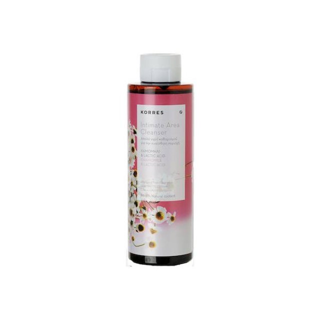 Korres Chamomile & Lactic Acid Intimate Area Cleanser Υγρό Καθαρισμού με Χαμομήλι και Αλόη 250ml
