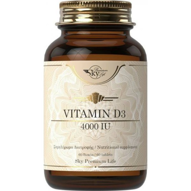 SKY PREMIUM LIFE - Vitamin D3 4000IU - 60tabs