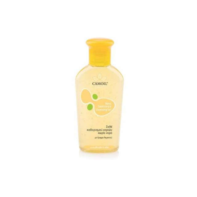 Camoil Johnz - Zarbis Hand Sanitizing & Cleansing Gel Ζελέ Καθαρισμού Χεριών χωρίς Νερό, με άρωμα Λεμόνι, 80 ml