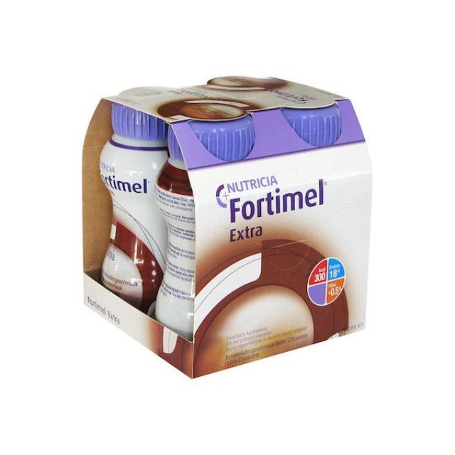 Nutricia Fortimel Extra 4 x 200ml Σοκολάτα