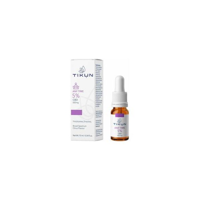 Tikun Any Time 5% CBD 5000mg 10ml Εσπεριδοειδή
