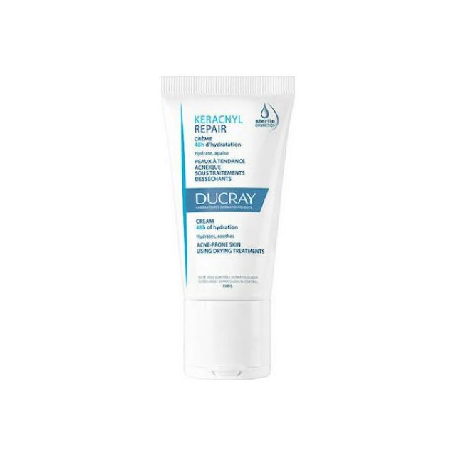 Ducray Keracnyl 48ωρη Κρέμα Προσώπου για Ακμή 50ml