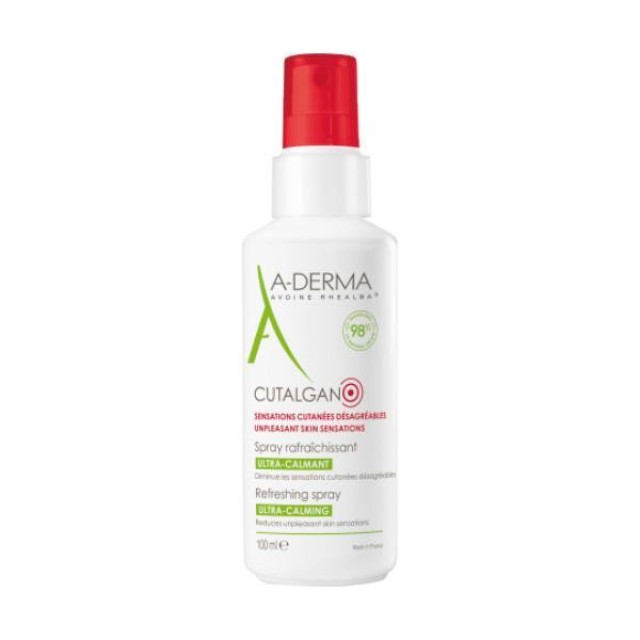 A-derma Cutalgan Ultra Calming Refreshing Spray, Σπρέι Για Αναζωογόνηση, 100ml