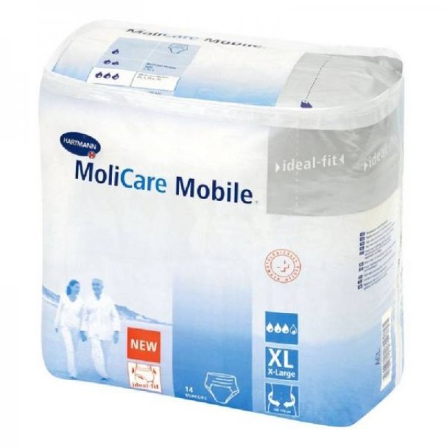 Hartmann MoliCare Mobile Ideal Fit Πάνες Ακράτειας XLarge 14τμχ