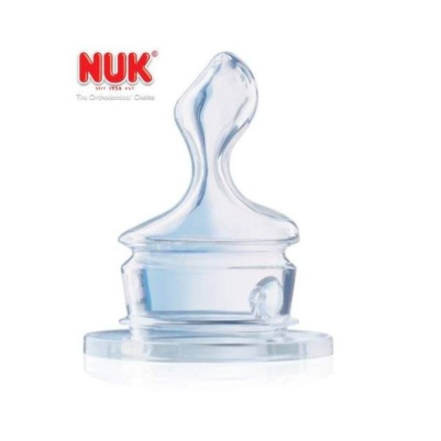 NUK Classic Θηλή Σιλικόνης  Μέγεθος 2 (6 - 18 μηνών) - χυλός