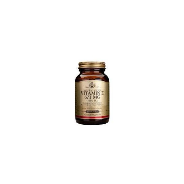 SOLGAR Vit. E 1000 Iu Softgels 50s