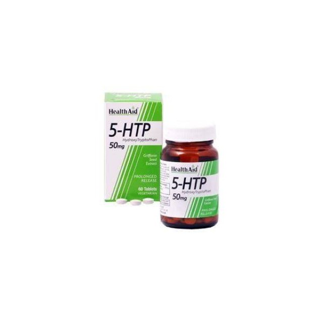 HEALTH AID 5-HTP 50mg - Prolonged Release - 60 Tablets