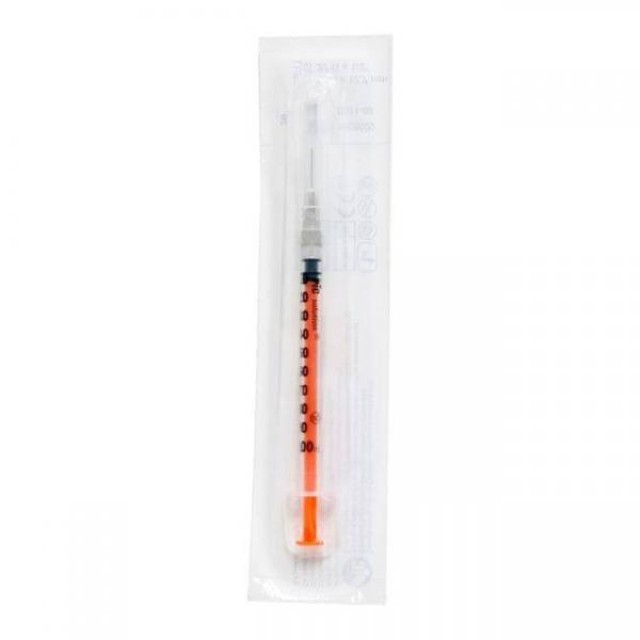 Pic Solution Σύριγγα 1ml μιας Χρήσεως με Βελόνα μονή συσκευασία