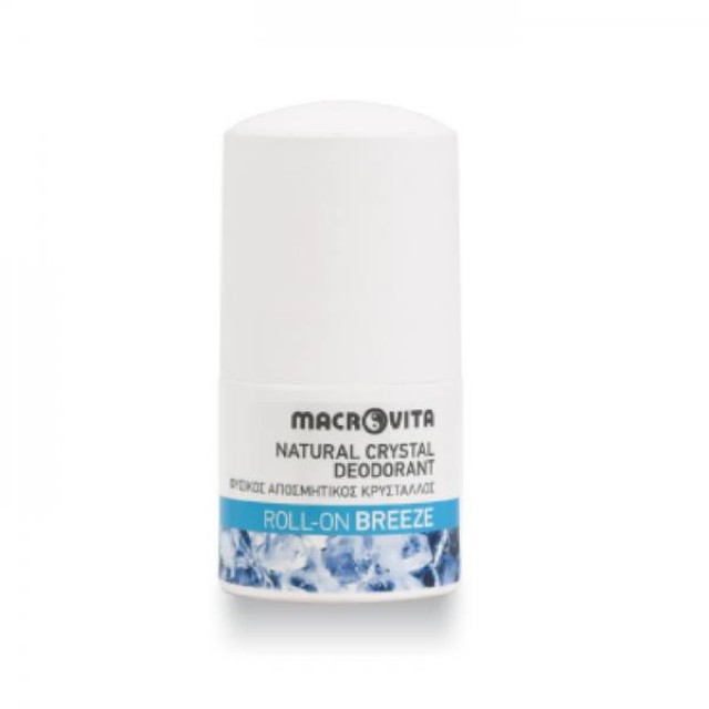 Macrovita Φυσικός Αποσμητικός Κρύσταλλος Roll-on Breeze 50ml