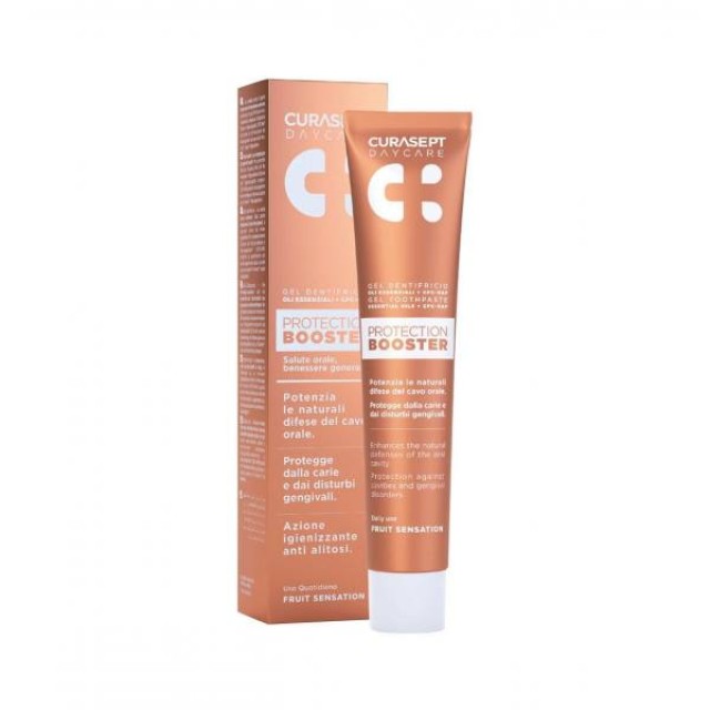 Curasept Daycare Protection Booster Gel Toothpaste Οδοντόκρεμα Fruit Sensation 75ml