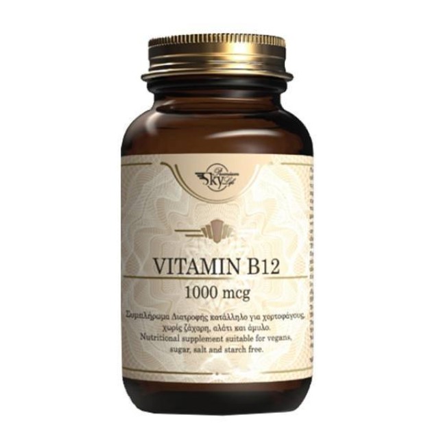 Sky Premium Life Vitamin B12, Συμπλήρωμα Διατροφής Με Βιταμίνη Β12, 60caps