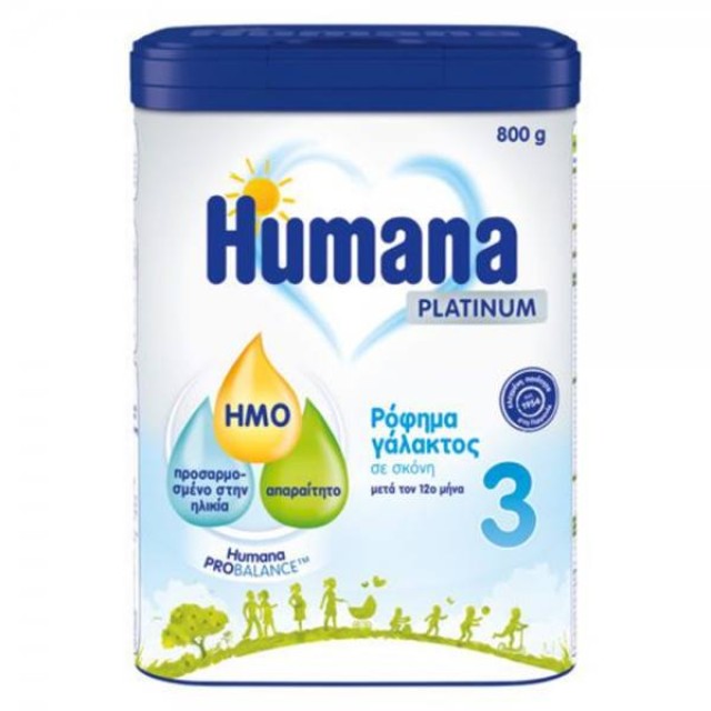 Humana Γάλα σε Σκόνη Platinum 3 12m+ 800gr