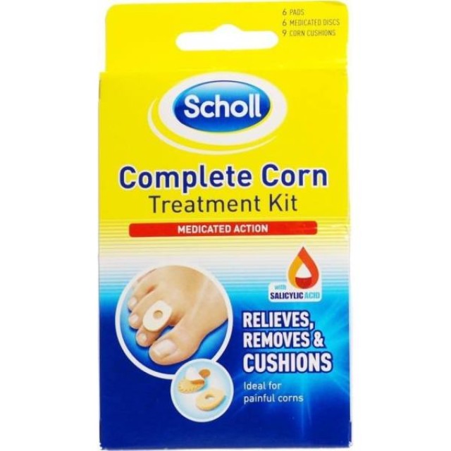 Scholl Complete Corn Treatment Kit για Αφαίρεση & Προστασία των Κάλων