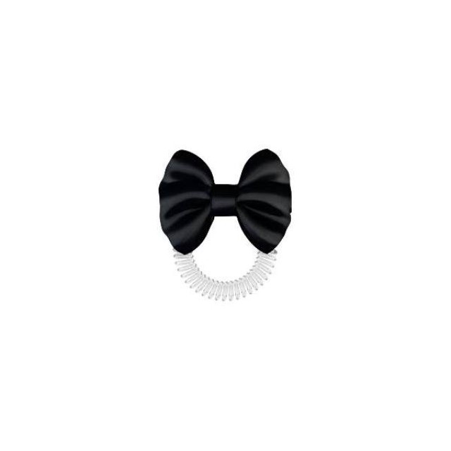 Invisibobble Λαστιχάκια Μαλλιών Slim Bowtique True Black 1τμχ