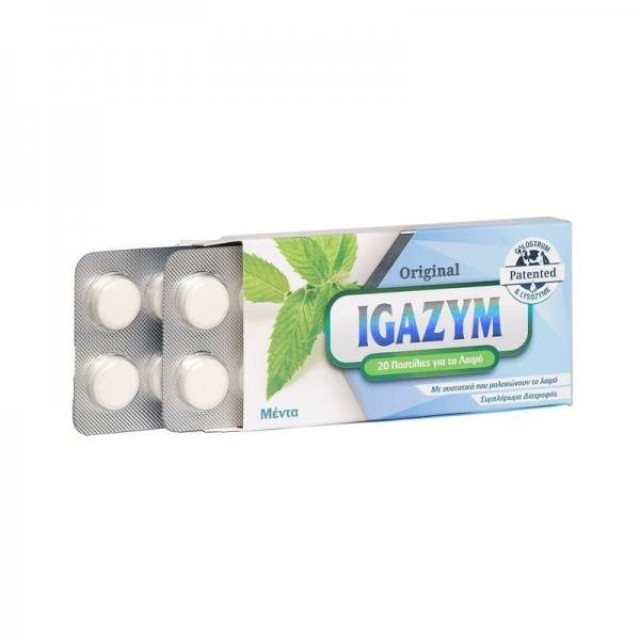 Igazym Original Peppermint Παστίλιες που Μαλακώνουν το Λαιμό με Άρωμα Μέντα