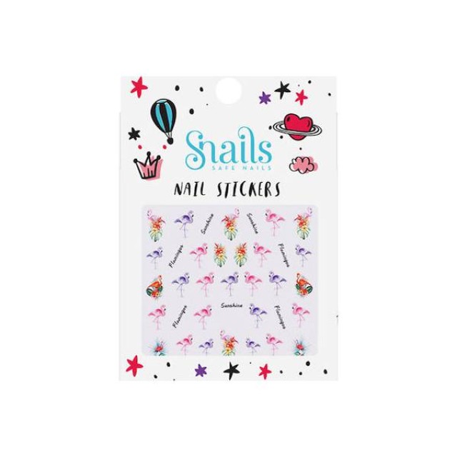 Snails Paris Nail Stickers Flamingos