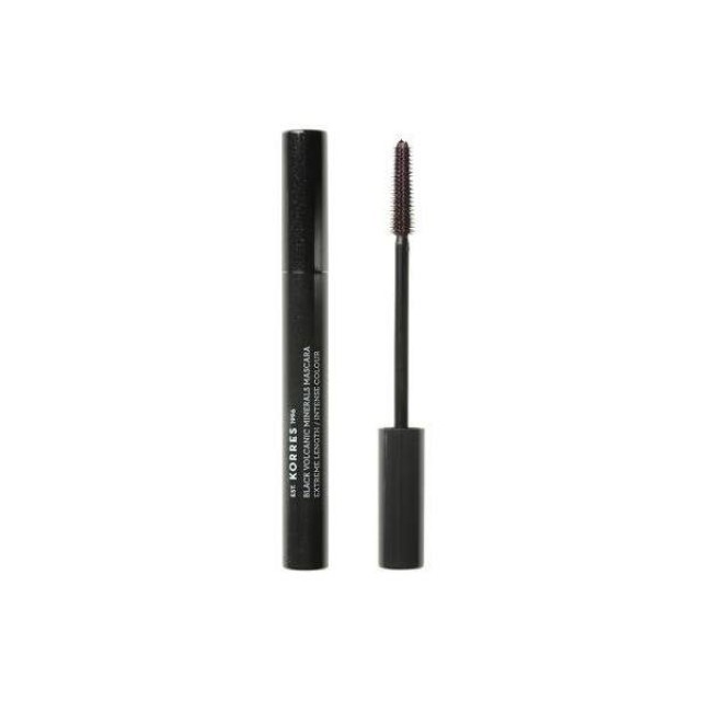 KORRES Black Volcanic Minerals Mascara για Μήκος 03 Brown Plum 7,5ml