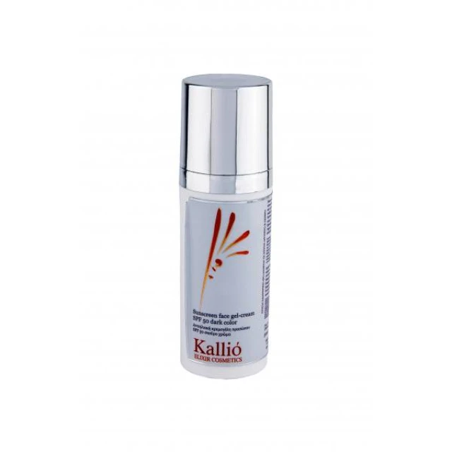 Kallio, Αντιηλιακή κρεμογέλη προσώπου SPF 50 σκούρο χρώμα  50ml
