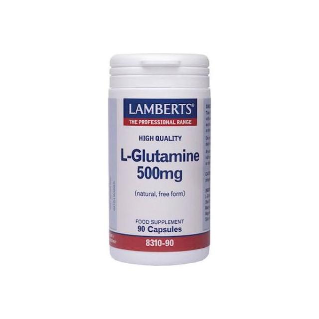LAMBERTS L-GLUTAMINE 500MG 90CAPS