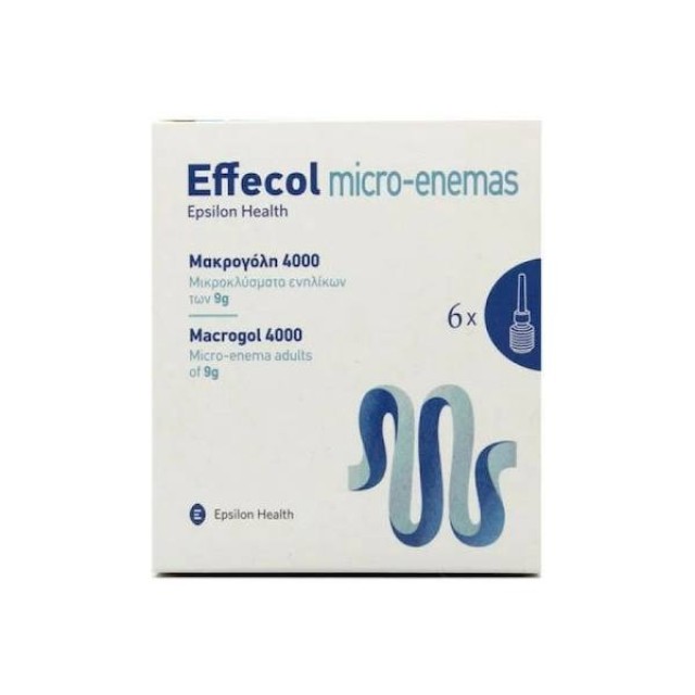 Epsilon Health Micro-Enemas Macrogol Adults 4000 6 x 9gr