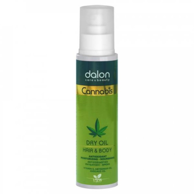 DALON Cannabis Ξηρό Λάδι Μαλλιών - Σώματος με Έλαιο Κάνναβης 100ml