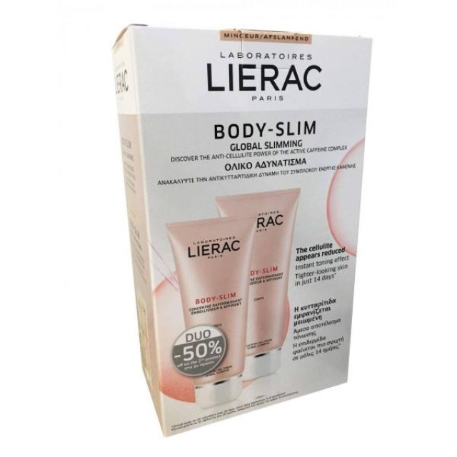 Lierac PROMO -50% ΣΤΟ ΔΕΥΤΕΡΟ ΠΡΟΪΟΝ Body-Slim Minceur Globale Ολικό Αδυνάτισμα, 2 x 200ml