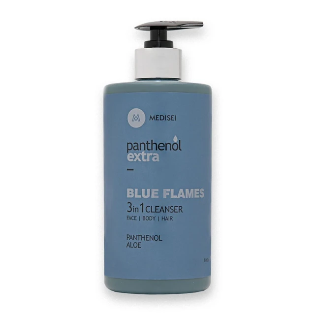 PANTHENOL Extra - Blue Flames 3 in 1 Cleanser Face,Body & Hair | 500ml