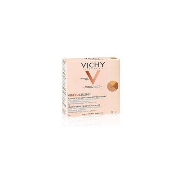VICHY Mineral Blend Healthy Glow Tri-Colour Powder Tan 9gr