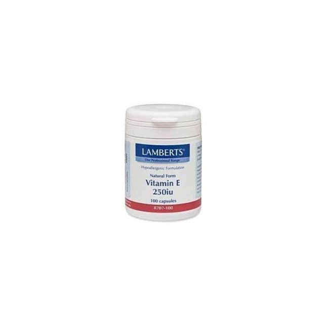LAMBERTS E-250iu Natural 100caps