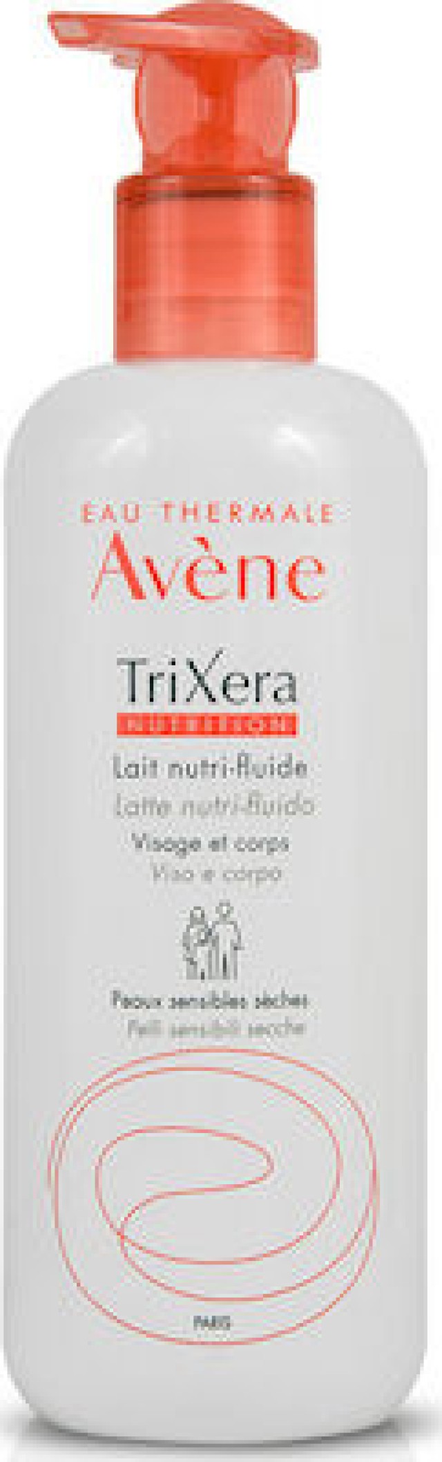 Avene TriXera Nutrition Ενυδατική Lotion Σώματος για Ξηρές Επιδερμίδες 400ml