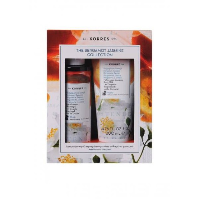 Korres The Bergamot Jasmine Collection με Αφρόλουτρο, 200ml & ΜΑΖΙ Γαλάκτωμα, 200ml