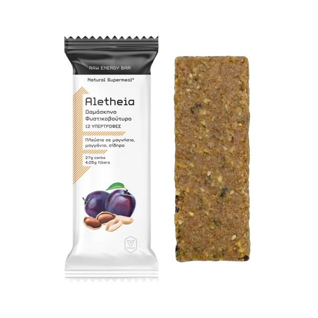 VICAN - Aletheia Raw Energy Bar με Γεύση Δαμάσκηνο & Φυστικοβούτυρο | 1τμχ