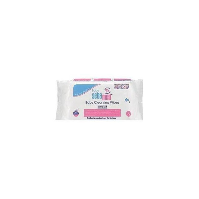 Sebamed Baby Cleansing Wipes 72Τμχ