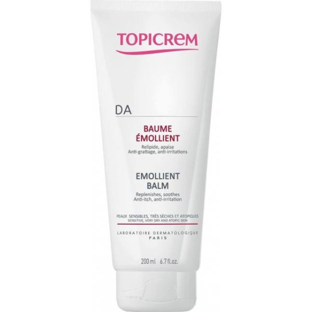 Topicrem Atopic Skin DA Emollient Balm Μαλακτικό Βάλσαμο για το Ατοπικό Δέρμα, 200ml
