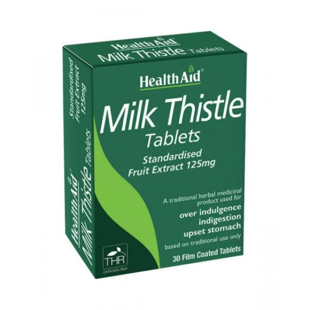 HEALTH AID MILK THISTLE 125mg 30tabs