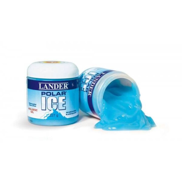 Lander Polar Ice Gel Μπλε Ζελέ Για Τους Πόνους, 227 gr