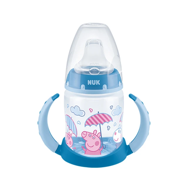NUK - Peppa Pig First Choice Learner Bottle Μπλε με ρύγχος σιλικόνης 6-18m (10.527.948) | 150ml