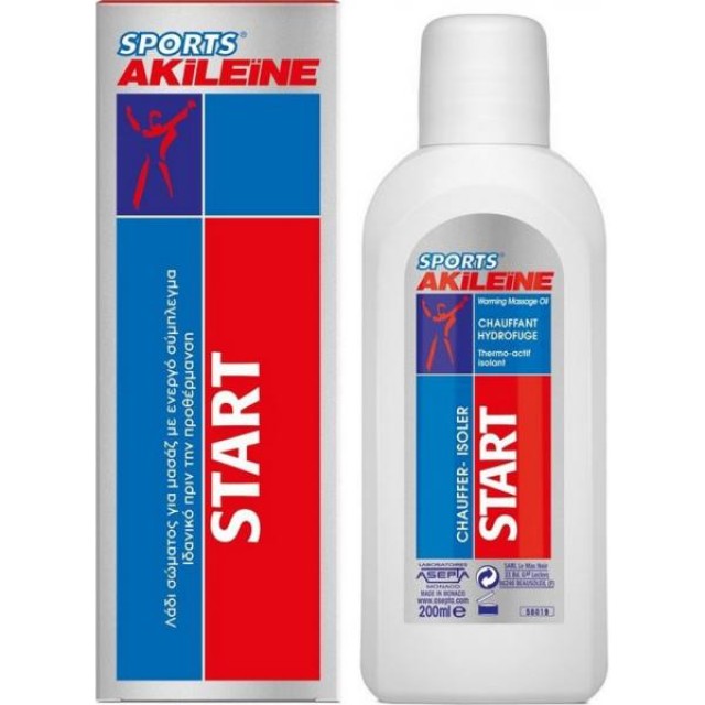  Sports Start Massage Oil Λάδι Σώματος 200ml