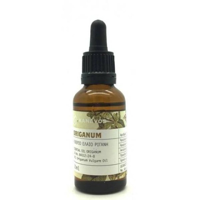 Kanavos Origanum Essential Oil Αιθέριο Έλαιο Ρίγανης, 30ml