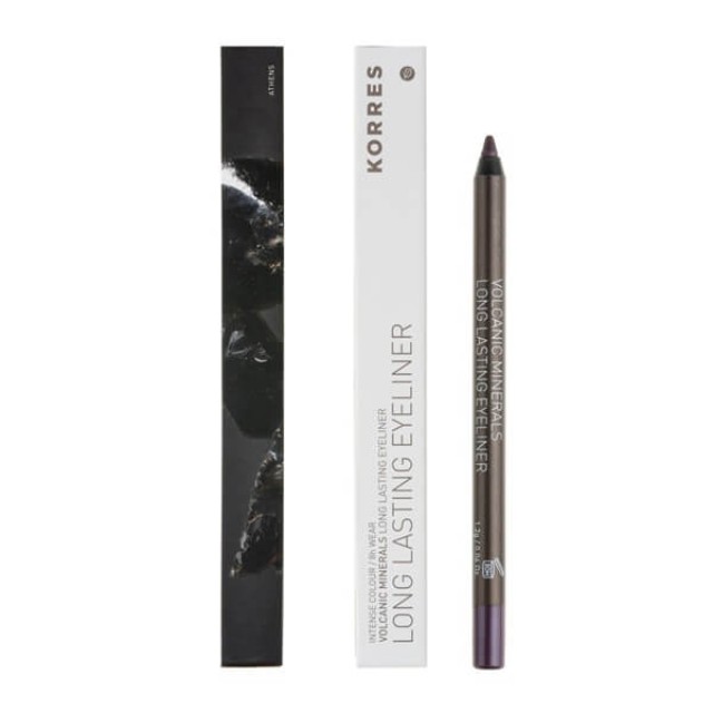 KORRES - Volcanic Minerals Long Lasting Eyeliner Metallic Purple Νο04 | 3,5ml