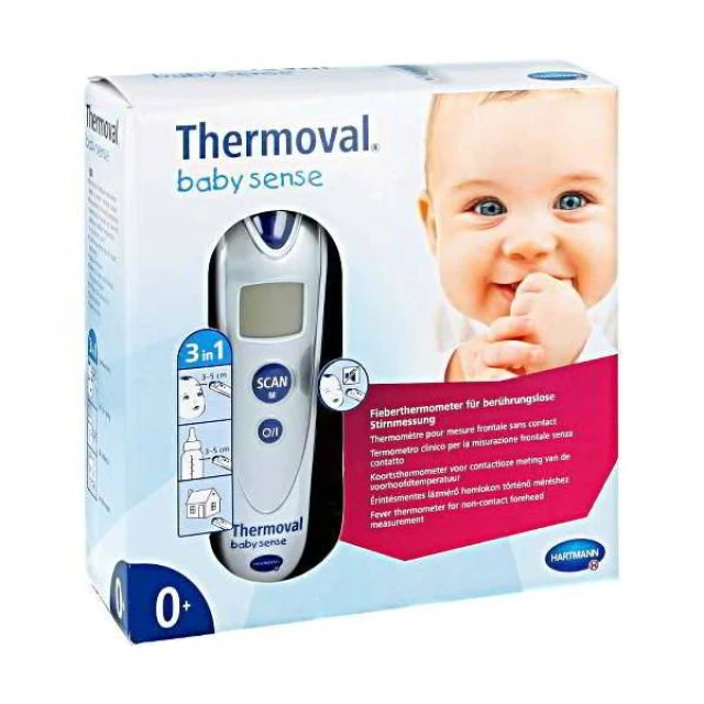 HARTMANN Thermoval Baby - Fever Thermometer for Unmatched Thermometer from the Forehead
