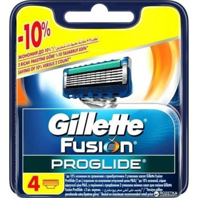 Gillette Fusion Proglide Manual Ανταλλακτικά για Ξυράφι 4τμχ