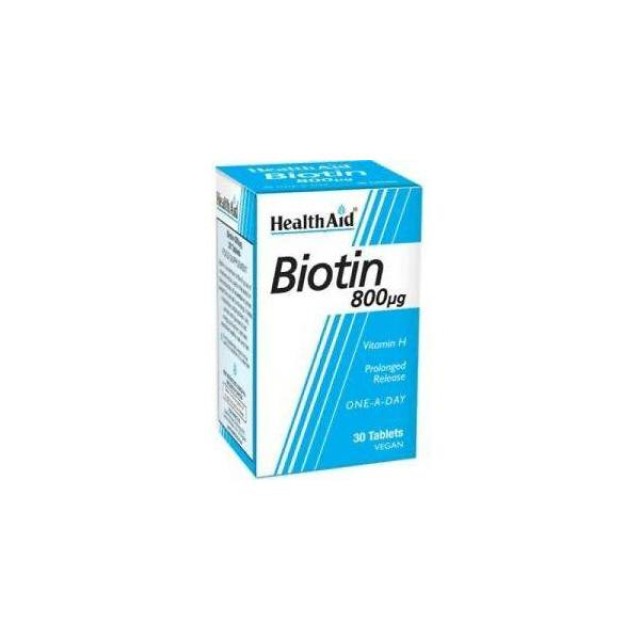 HEALTH AID Super Biotin 800ug - 30 Tablets
