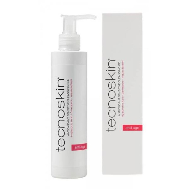 Tecnoskin Antioxidant Sensitive Clean Gel Αντιοξειδωτικό Gel Καθαρισμού & Demaquillage, 200ml