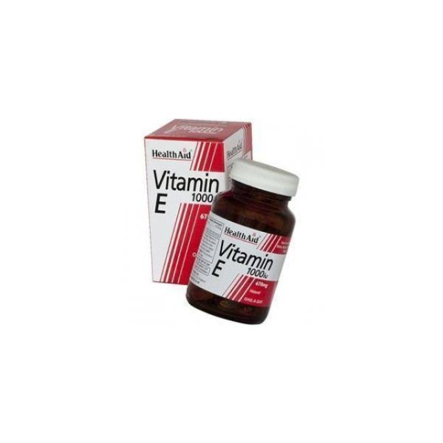 HEALTH AID Vitamin E 1000iu Natural - 30 Capsules