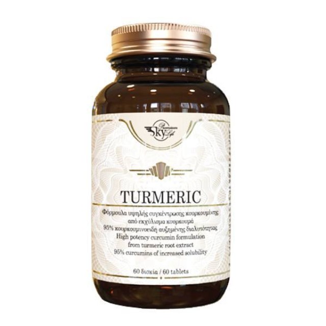 Sky Premium Life Turmeric 1400mg, Συμπλήρωμα Διατροφής Με Φόρμουλα Υψηλής Συγκέντρωσης Κουρκουμίνης Από Εκχύλισμα Κουρκουμά, 60t