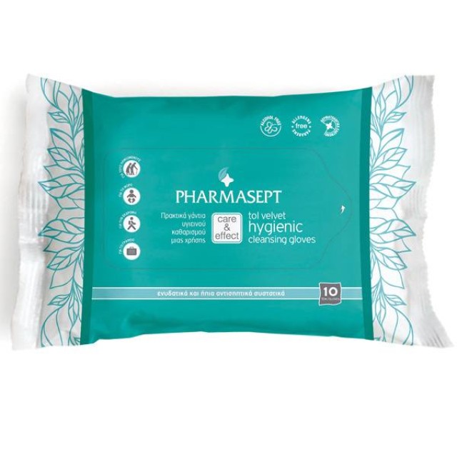 Pharmasept Hygienic Cleansing Gloves 10 τμχ.