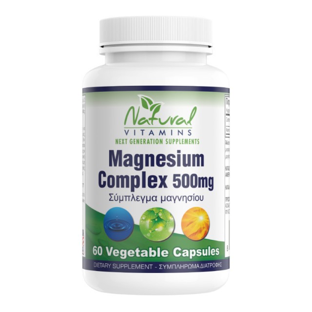 NATURAL MAGNESIUM COMPLEX 500 MG 60 CAPS
