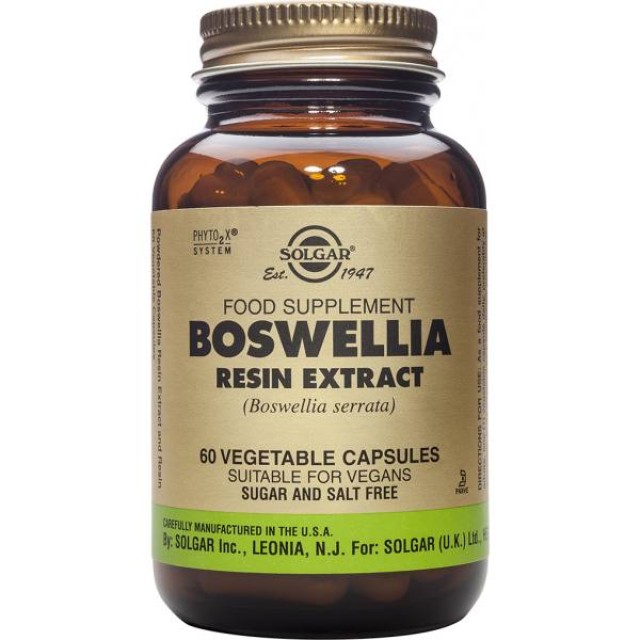 SOLGAR Boswellia Resin Extract Veg.60s